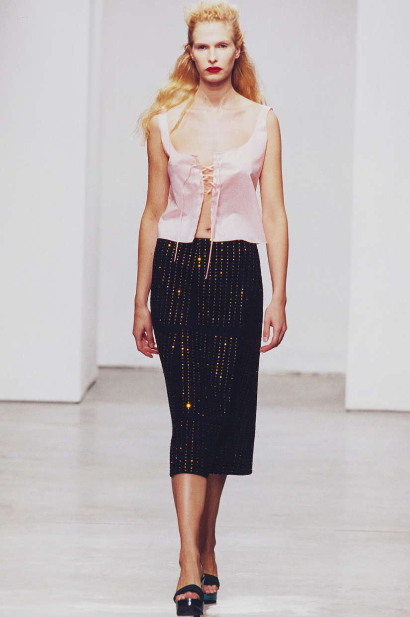 Thumbnail: Miu Miu S/S1998 Rhinestones Dress