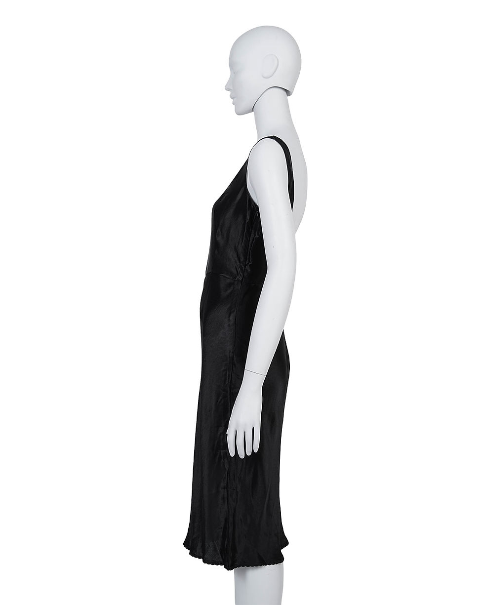 Thumbnail: Miu Miu S/S1998 Black Silk Dress