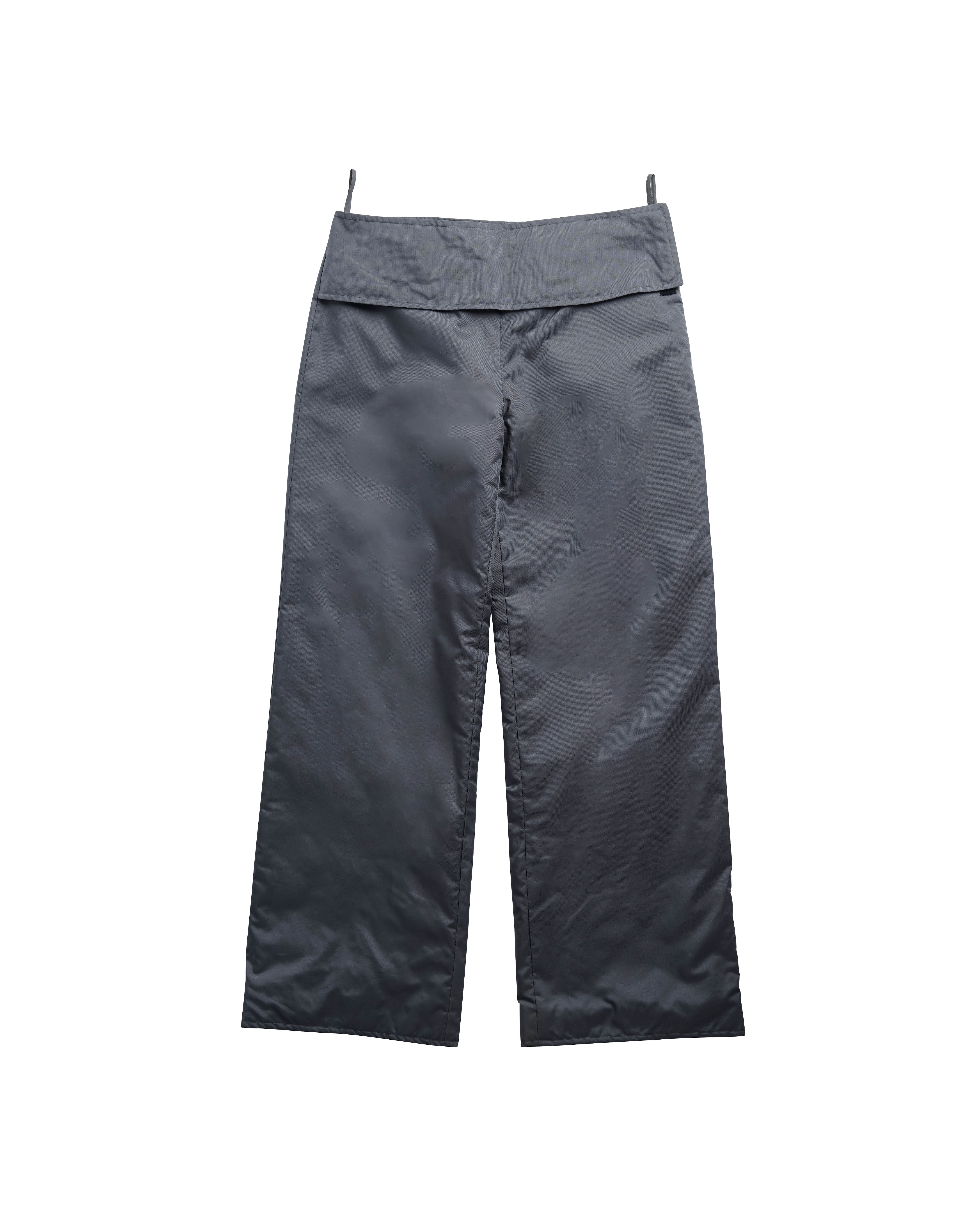 Miu Miu  S/S1999 Padded Polyester Pants with Hidden Pocket