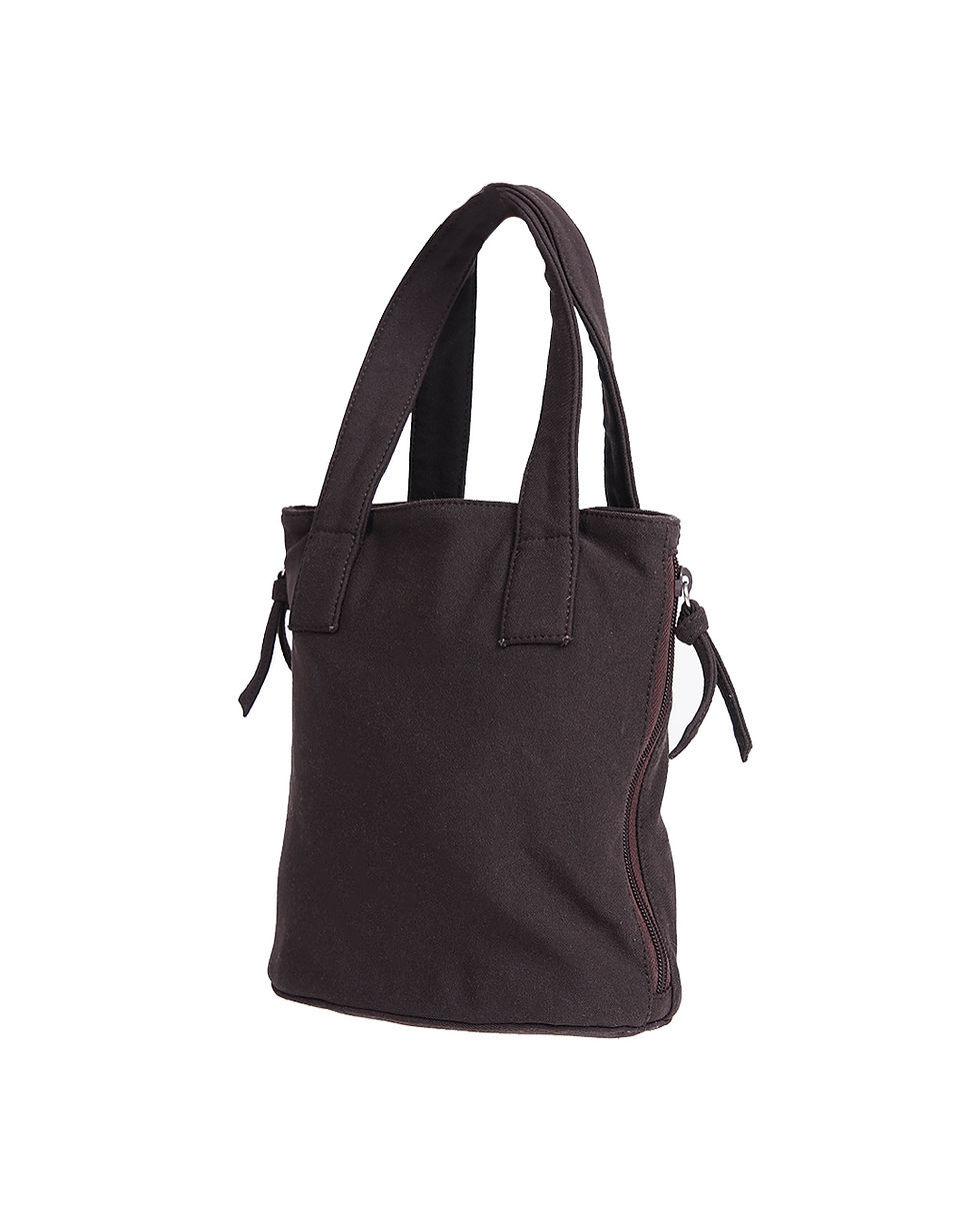Thumbnail: Miu Miu Early 90s Mini Tote Bag in Brown