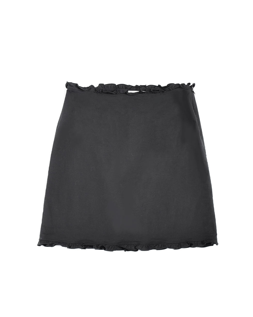 Thumbnail: Miu Miu S/S1999 Ruffle Edge Mini Skirt