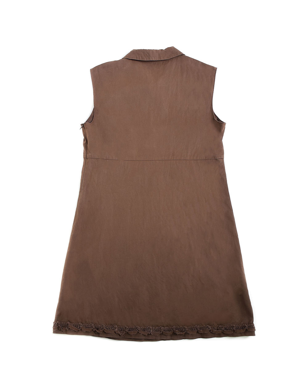 Thumbnail: Miu Miu S/S1999 Brown Polo Dress