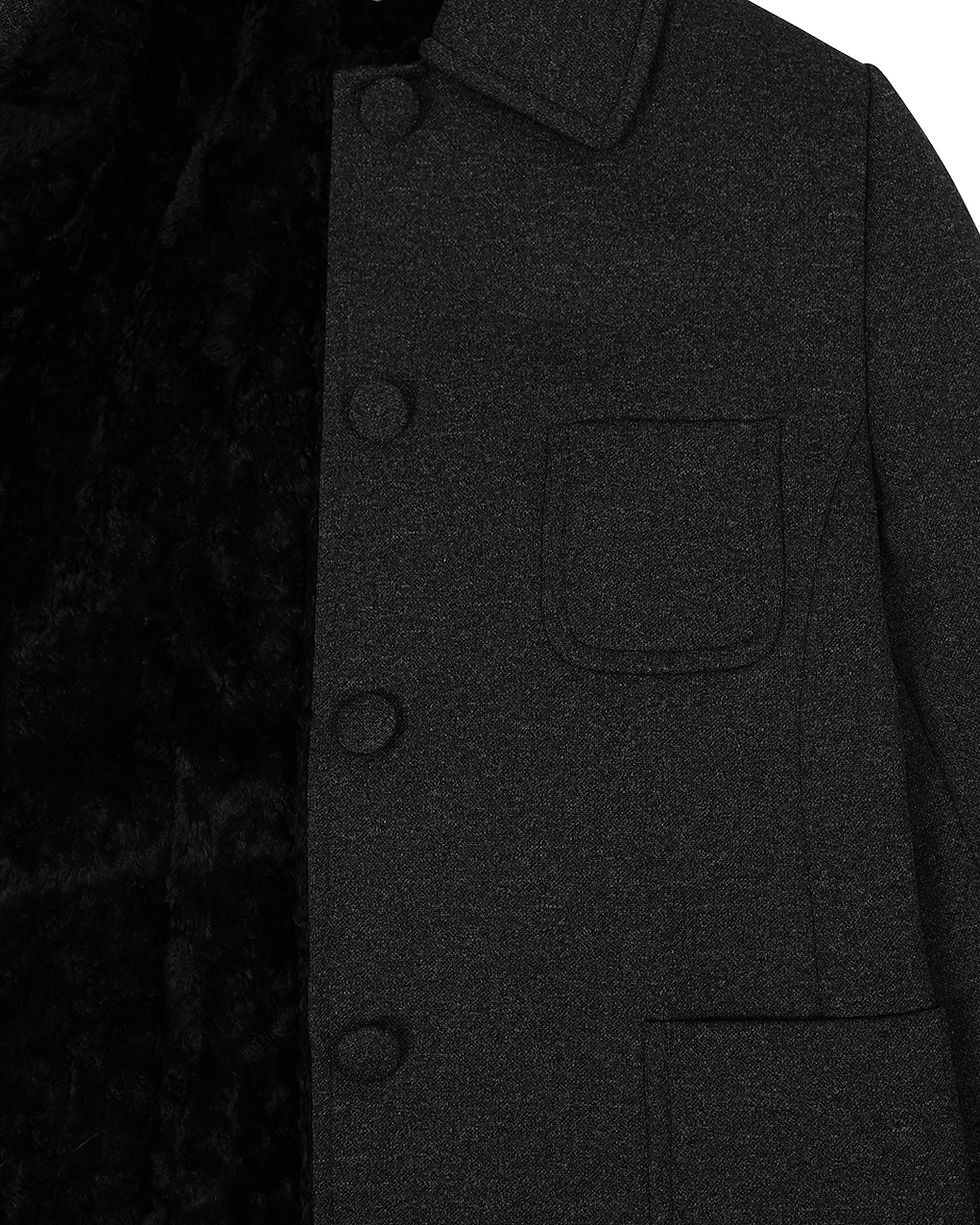 Thumbnail: Miu Miu F/W1997 Fur Lining Wool Jacket