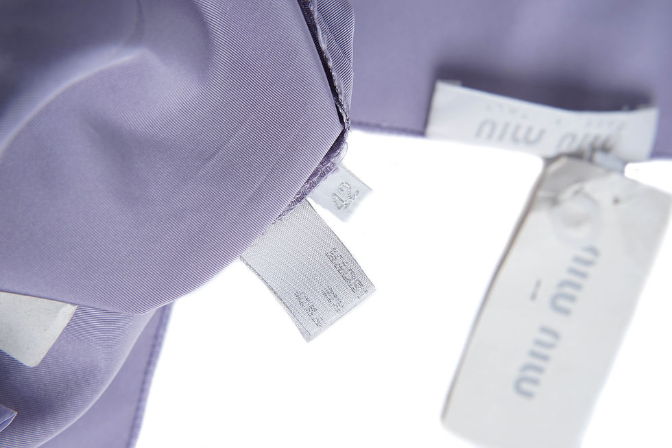 Thumbnail: Miu Miu F/W1998 Runway Top + Skirt Set