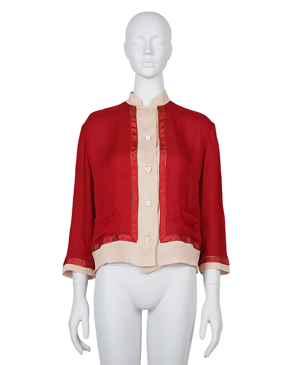 Thumbnail: Prada S/S1997 Runway Silk Cardigan