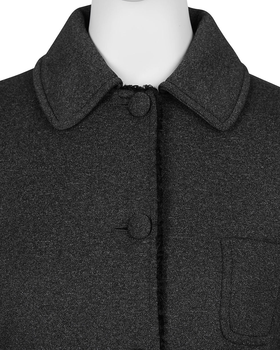 Thumbnail: Miu Miu F/W1997 Fur Lining Wool Jacket