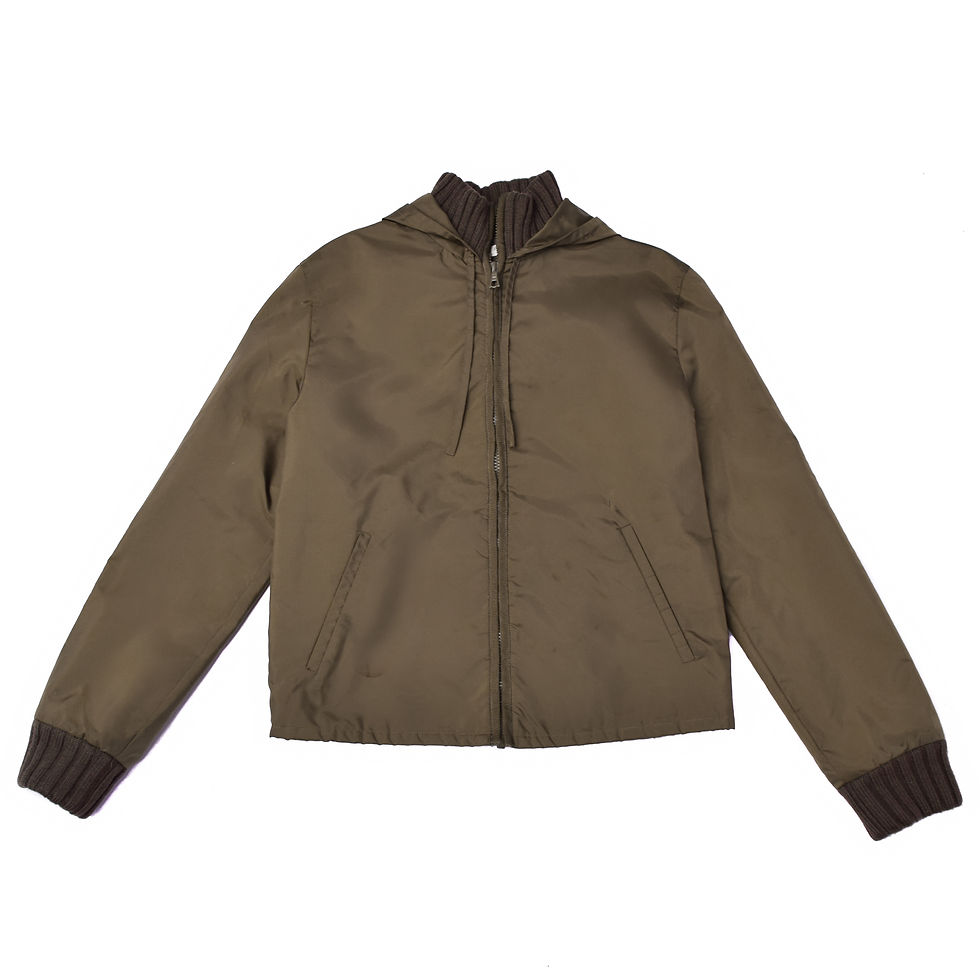 Thumbnail: Miu Miu F/W1999 Nylon Hoodie Jacket
