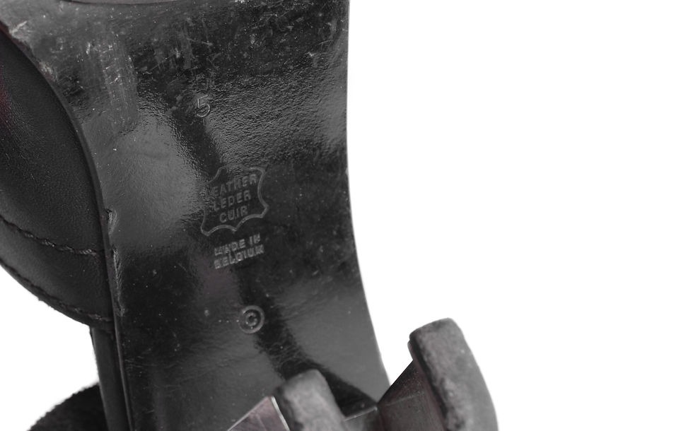 Thumbnail: Dirk Bikkembergs Early 1990s Metal Heels
