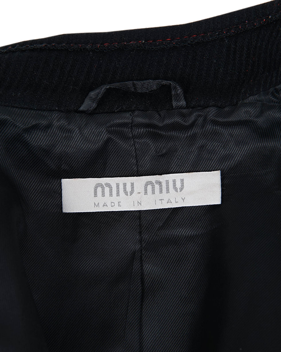 Thumbnail: Miu Miu F/W2000 Blazer in Black