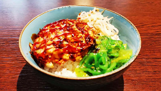 M14. Kakiage Tempura Don炸蔬菜盖饭 (h)