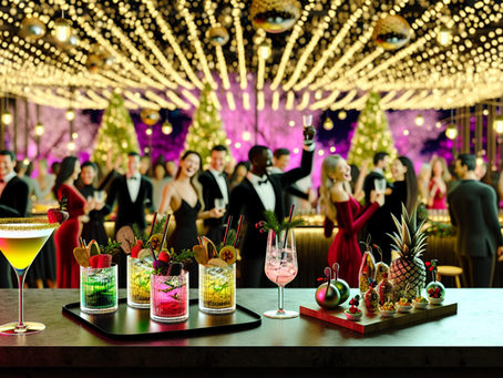 A lively boho-style Christmas celebration at The Bar in Koramangala, filled with festive colors and joy.