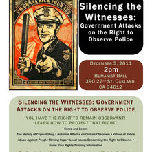 Oscar Grant Committee Against Police Brutality and State Repression and Berkeley Copwatch Present a