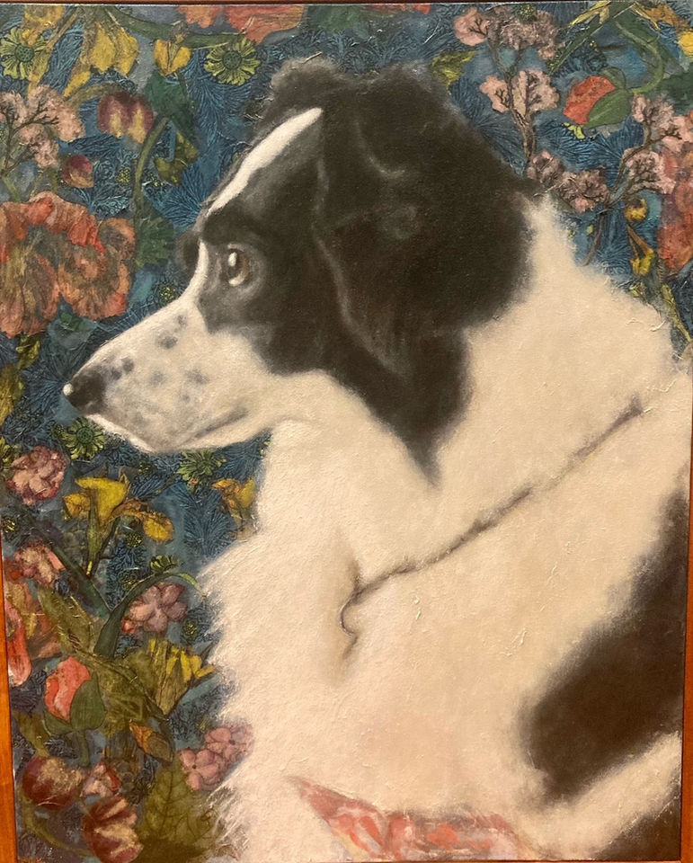 Mixed media painting