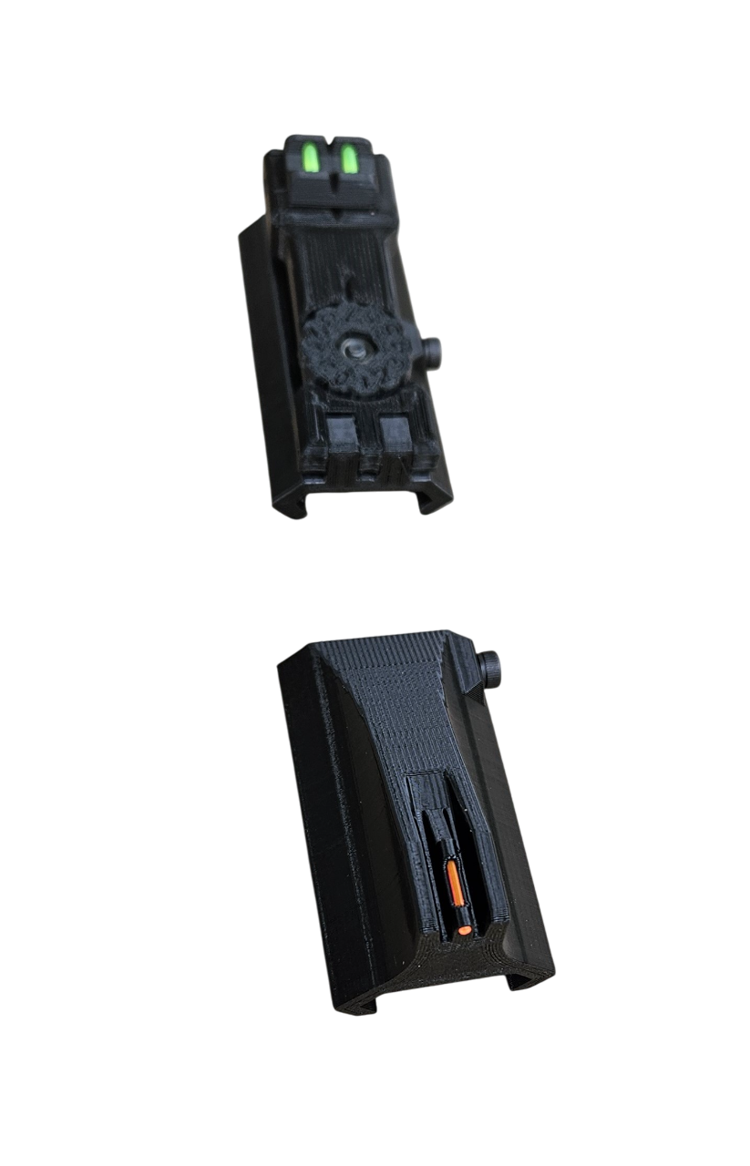 Miniatura: Mira Regulável Para Trilho Picatinny