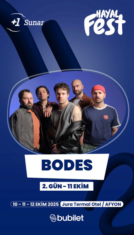 Afyonkarahisar Müzik Festivali |          bodes konseri | 11 Ekim 2025 