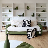 wall of built ins using IKEA Billy bookcases
