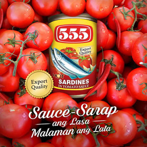 Sauce-Sarap ang Lasa 555 Sardines