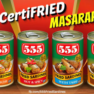 #CertiFRIED Masarap 555 Fried Sardines