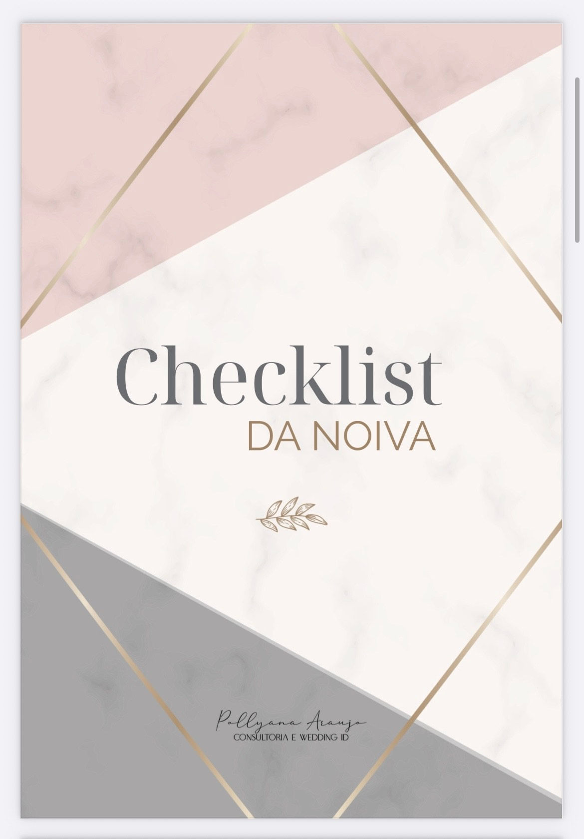 Check-list da Noiva Organizada