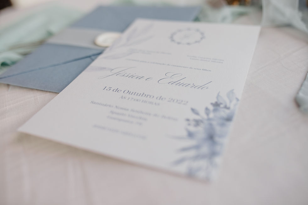 Miniatura: Convite de Casamento Jéssica