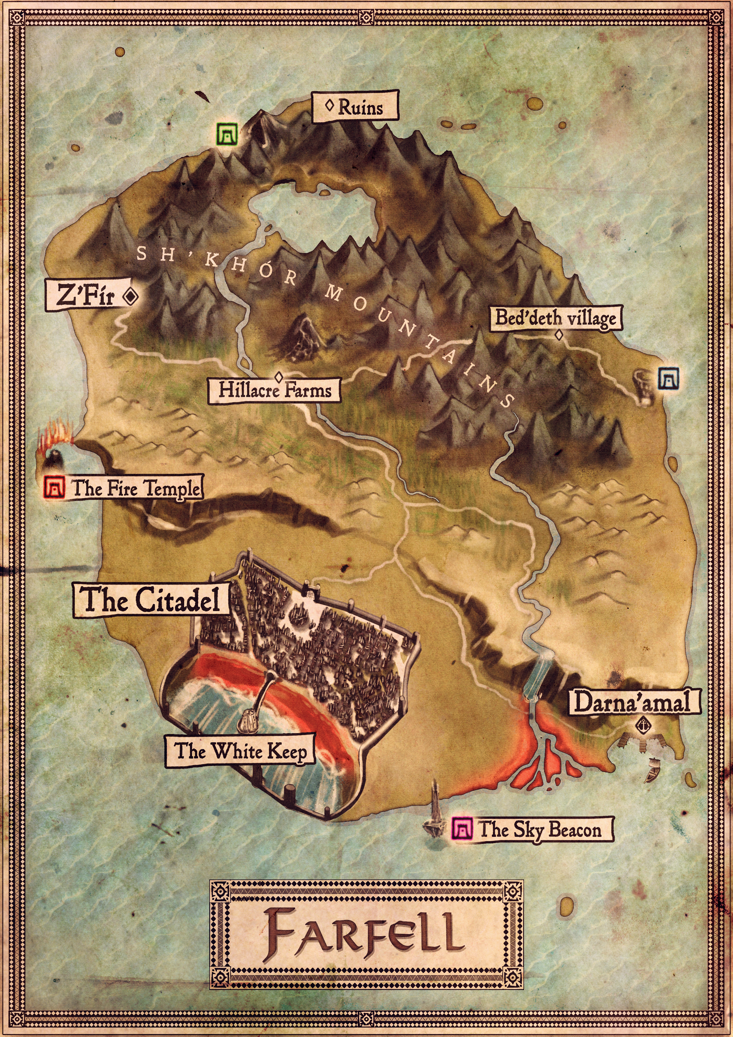 Map of Farfell
