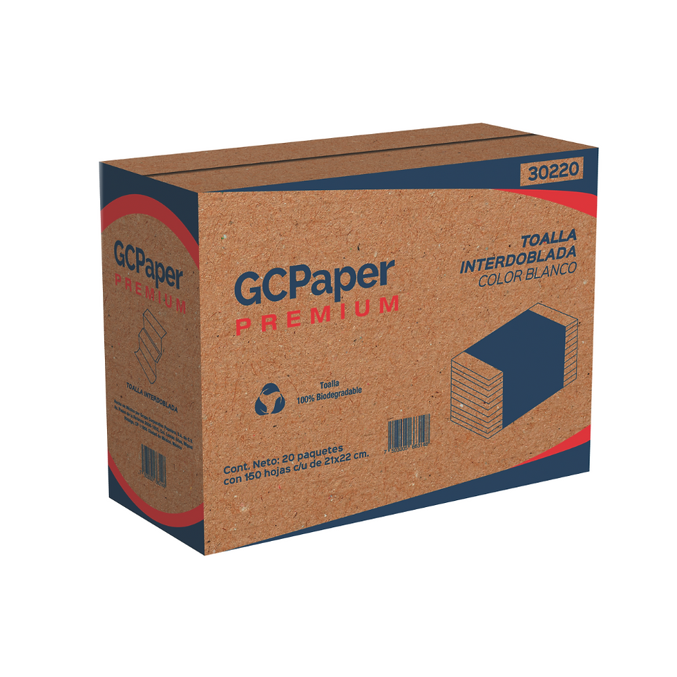 Toalla Interdoblada GCPaper Premium 20 Paquetes /150 Hojas