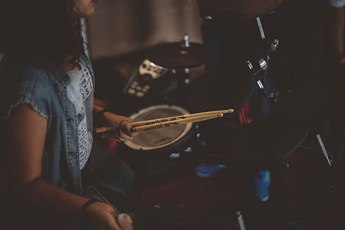 Drummer On Stage