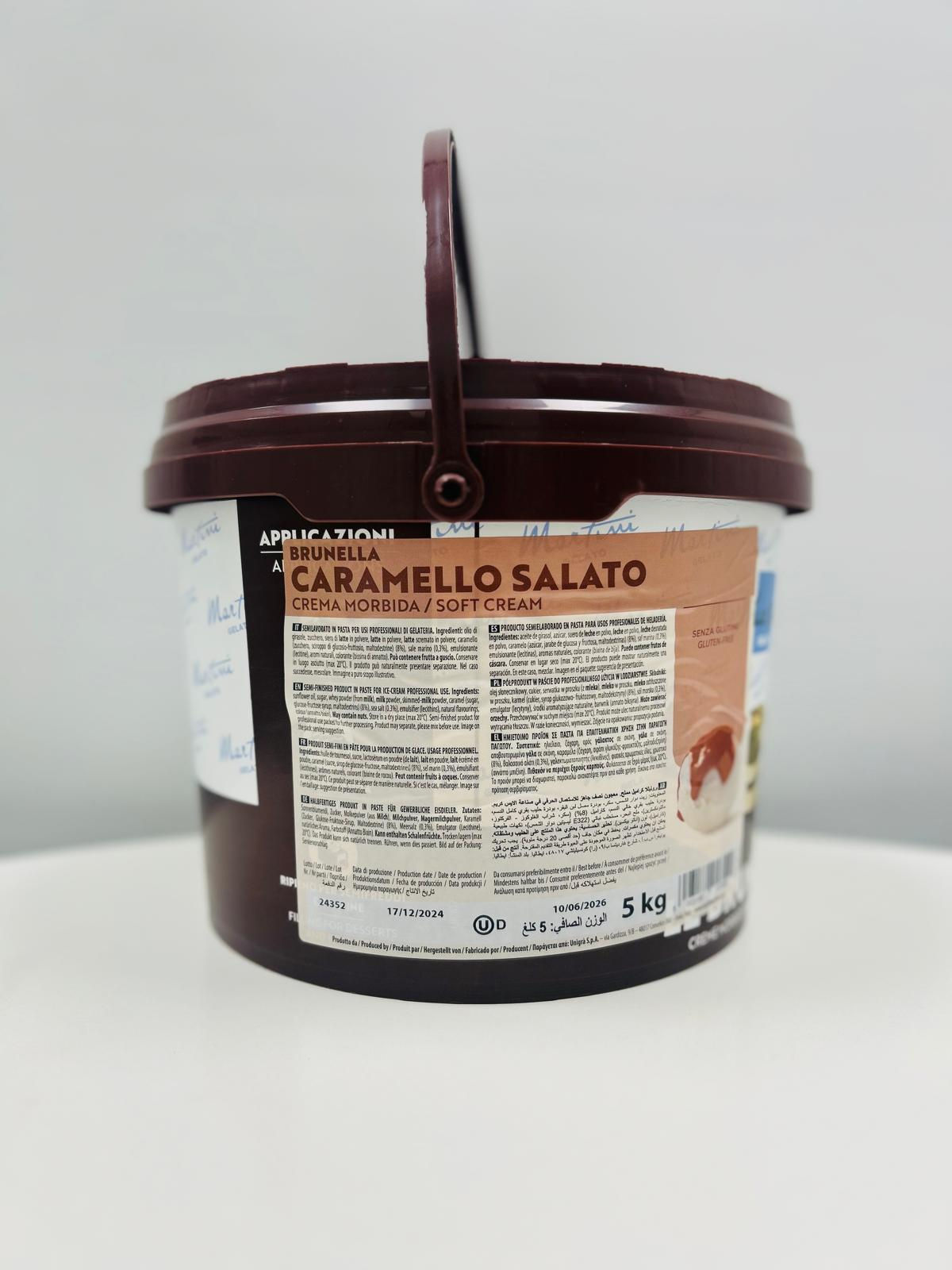 Master Martini Brunella Salato Caramello (Salted Caramel) 5kg Bucket