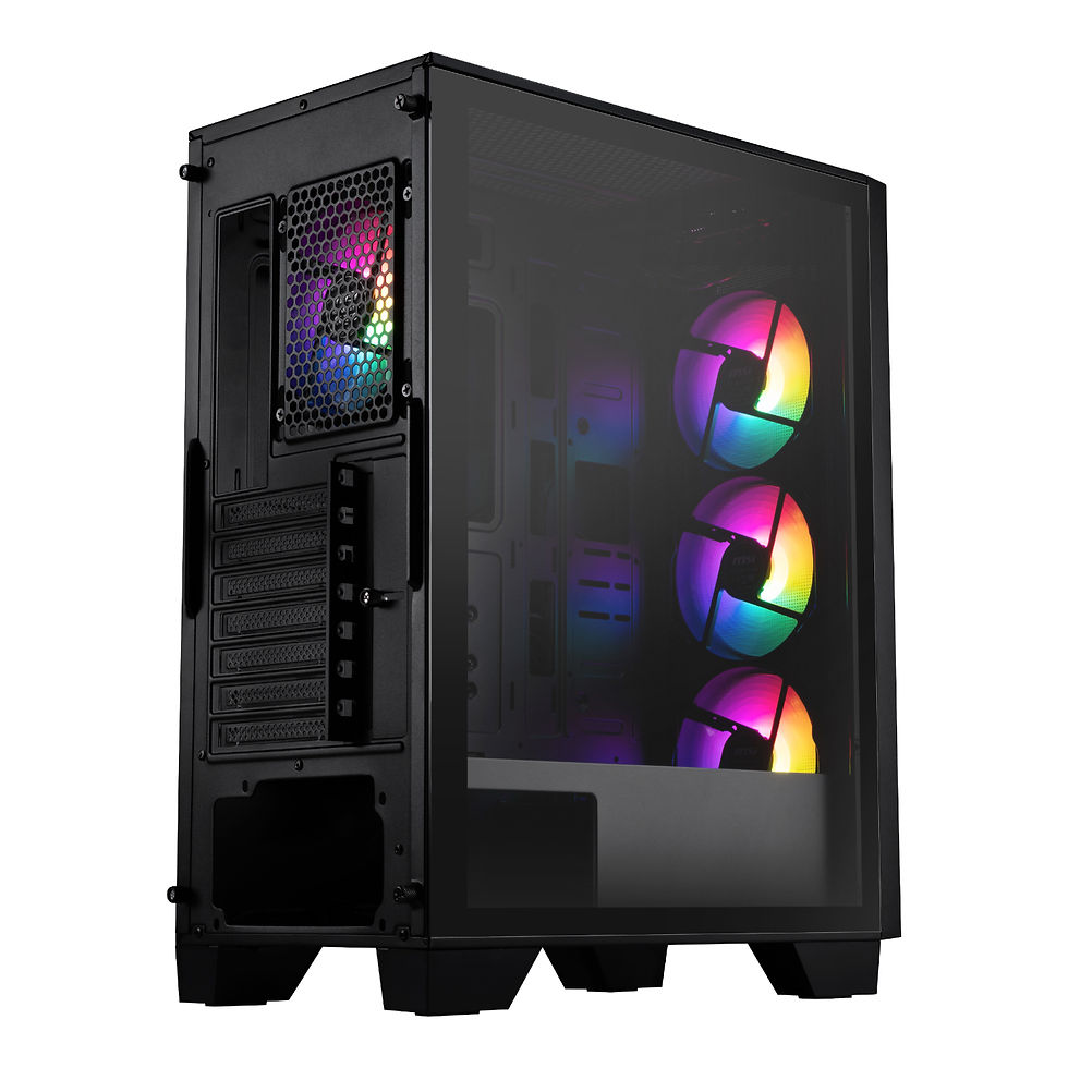 Thumbnail: MSI MAG FORGE 130A Airflow ATX Gaming Chassis - Black