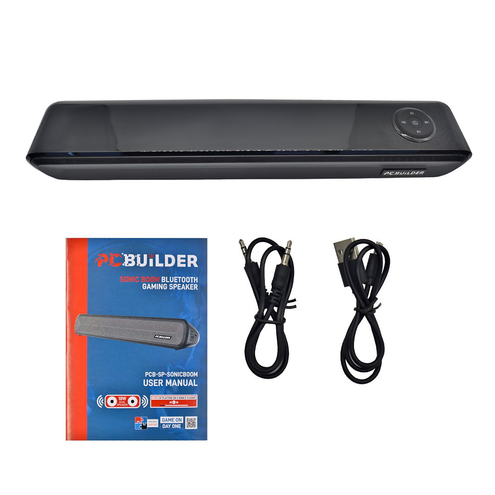 Thumbnail: PCBuilder SONIC BOOM Bluetooth Gaming Speaker