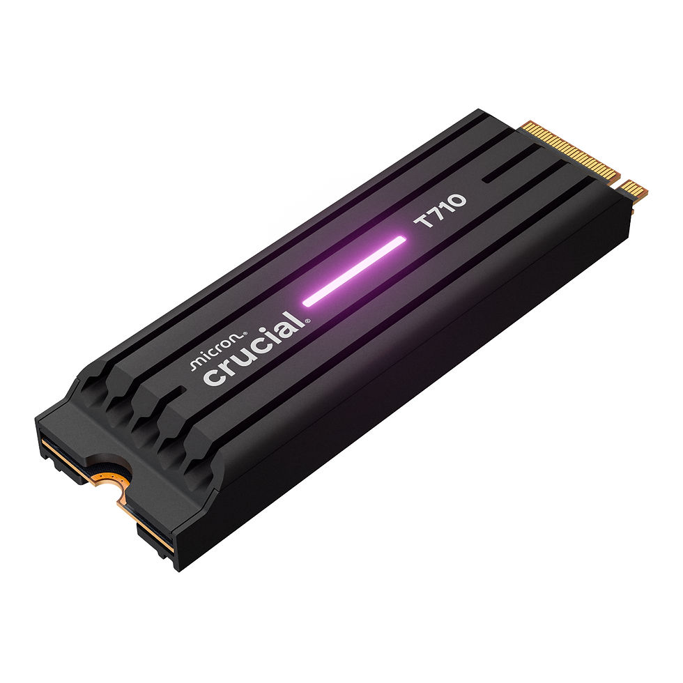 Thumbnail: Crucial T710 2TB M.2 NVMe Gen5 NAND SSD with Heatsink