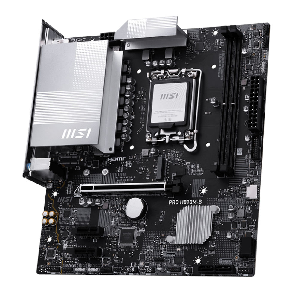 Thumbnail: MSI H810M-B PRO LGA1851 M-ATX DDR5 Motherboard