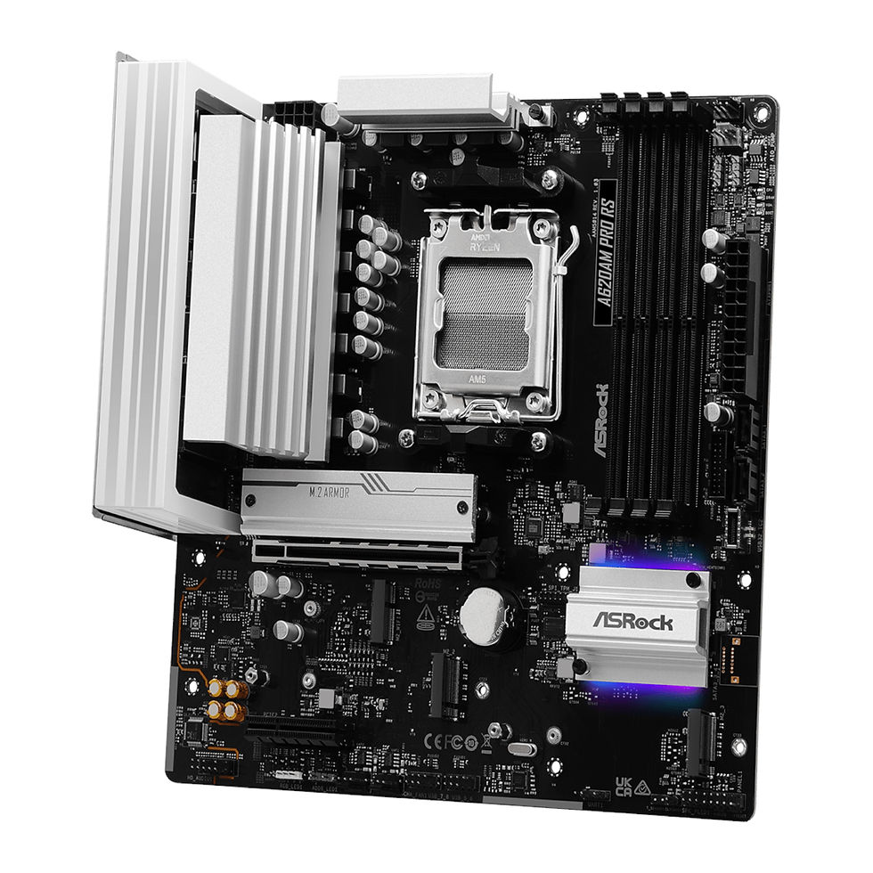 Thumbnail: ASRock A620AM Pro RS AM5 M-ATX Motherboard