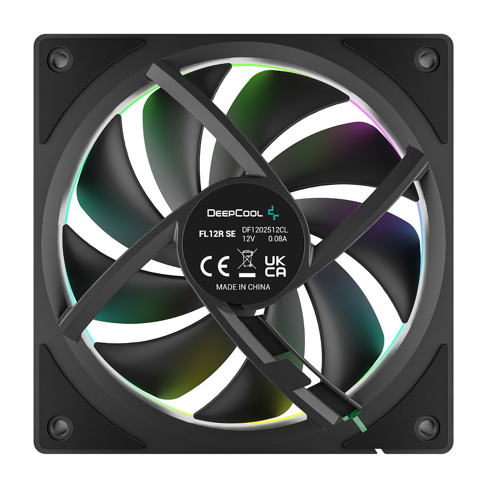 Thumbnail: DeepCool FL12R SE 3-in-1 ARGB 120mm PWM 3 Fan Pack - Black