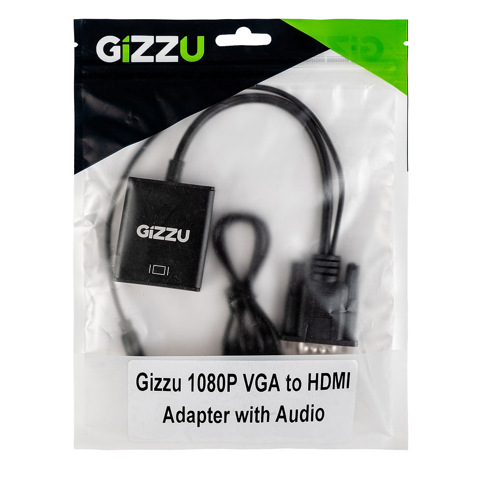 Thumbnail: Gizzu 1080P VGA to HDMI Adapter with Audio