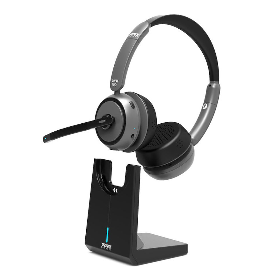 Thumbnail: Port Connect ON’R 700 Bluetooth Wireless Headset with Noise Cancellation