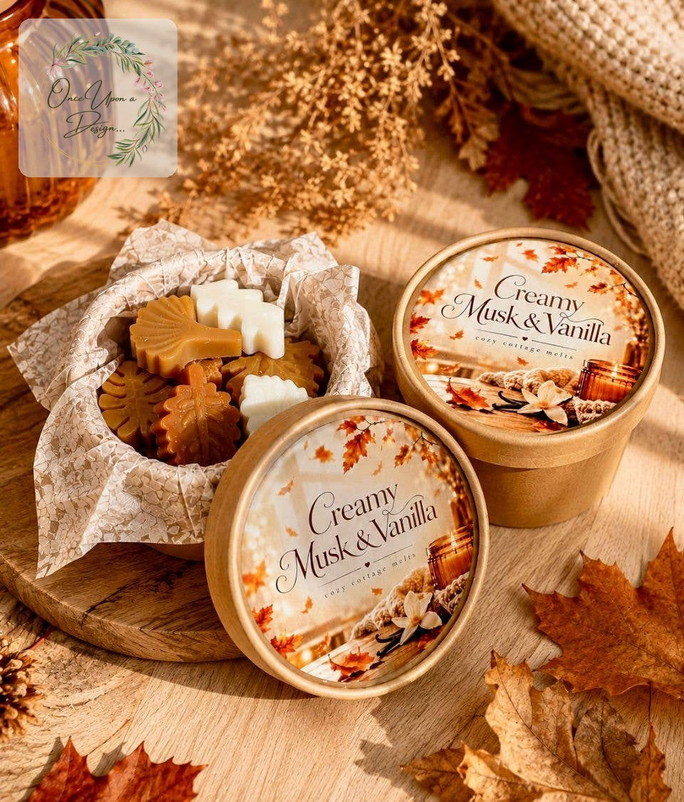Creamy Musk & Vanilla – Autumn Leaves Wax Melts