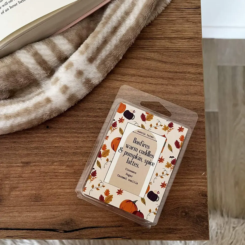 Μικρογραφία: Bonfires, warm cuddles & pumpkin, spice lattes waxmelts