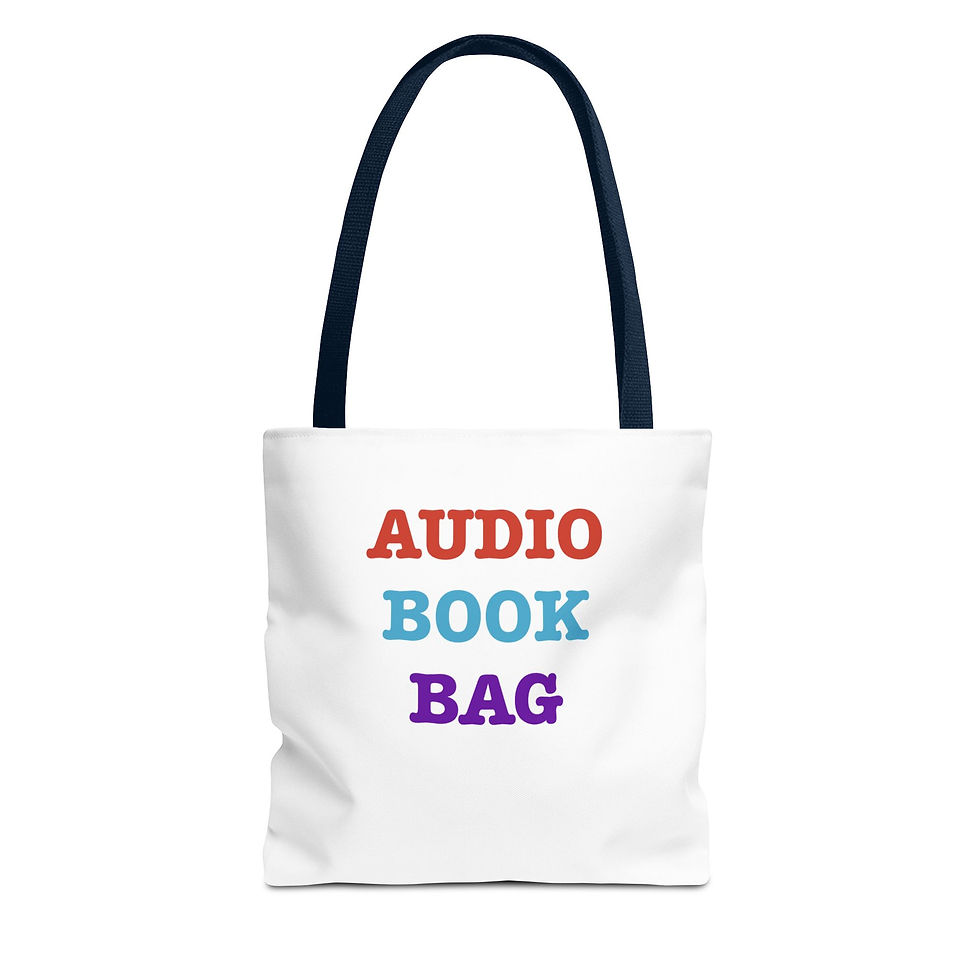 Thumbnail: Audio Book Tote Bag | Perfect Gift for Book Lovers and Audiobook Enthusiasts