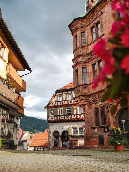 Typisch Duitsje huisjes in Gernsbach