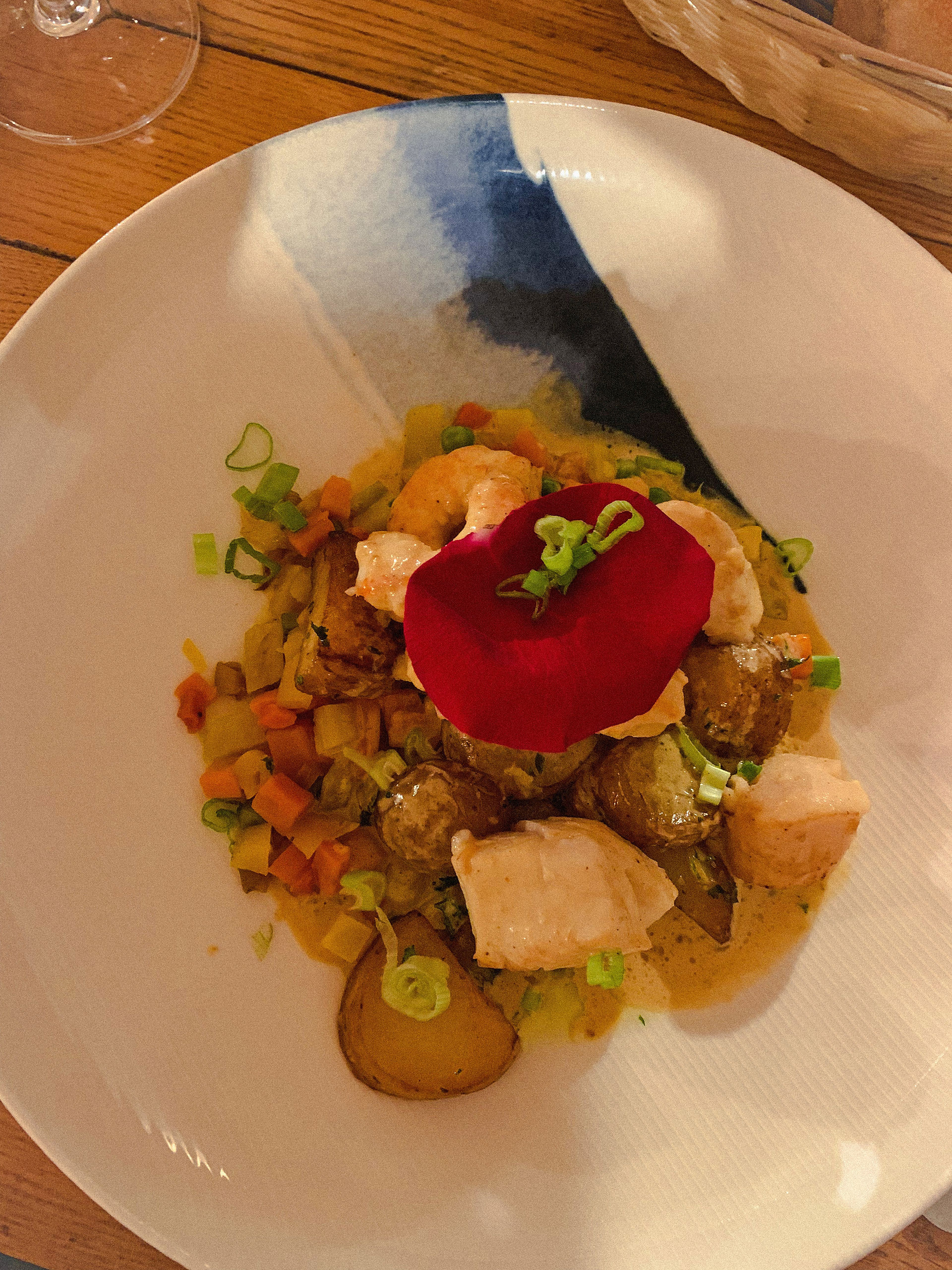 Lekker eten bij Restaurant la Source Blueue