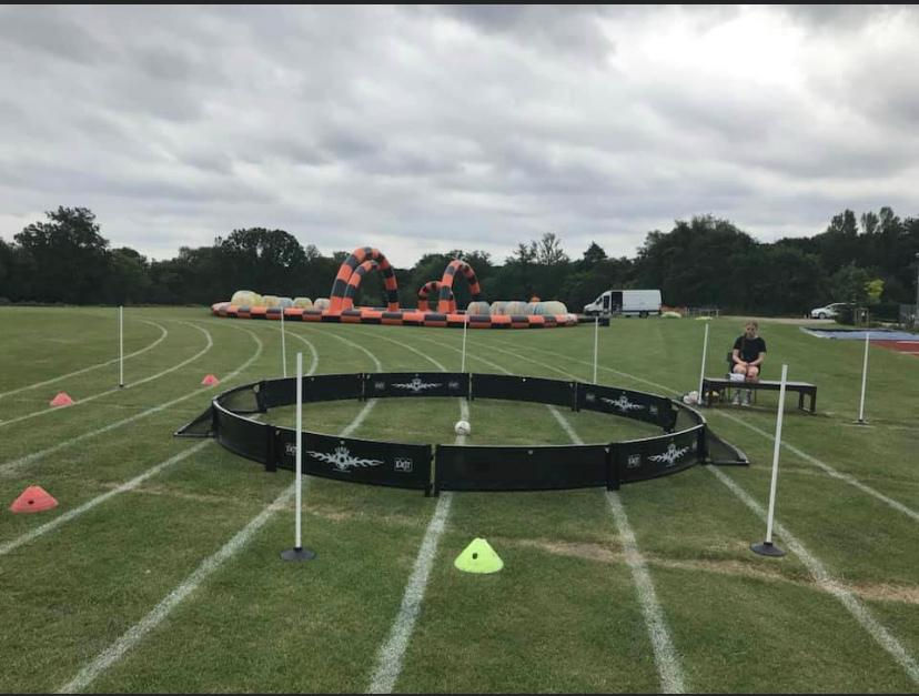 The Panna football arena setup at a 4-4-2 Sports event