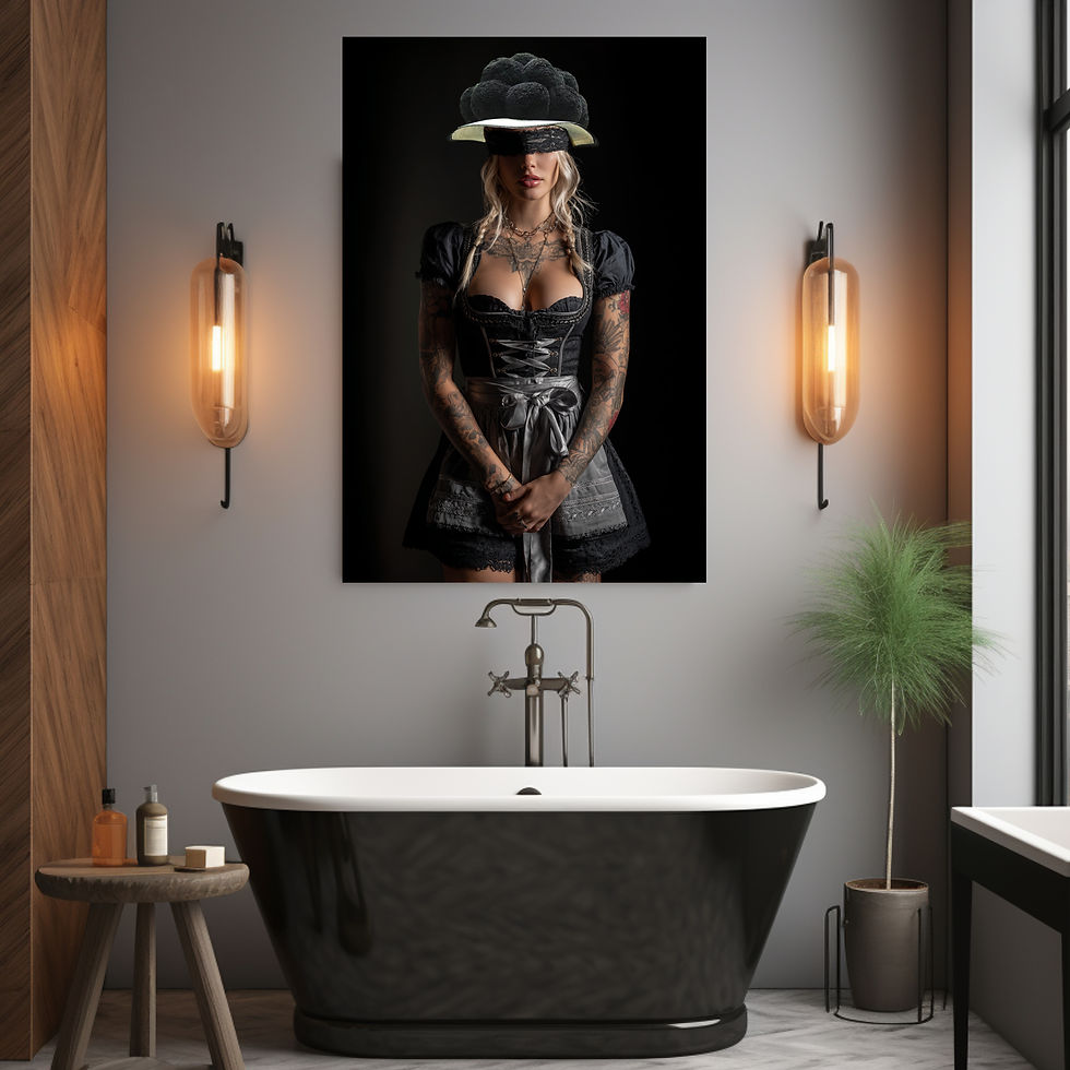 Miniaturbild: Tattoo-Kunst trifft Schwarzwald-Tradition – Poster & Leinwand aus Deutschland
