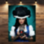 Schwarzwald Schönheit Johanna als Kunstmotiv – Tattoo & Tracht Design