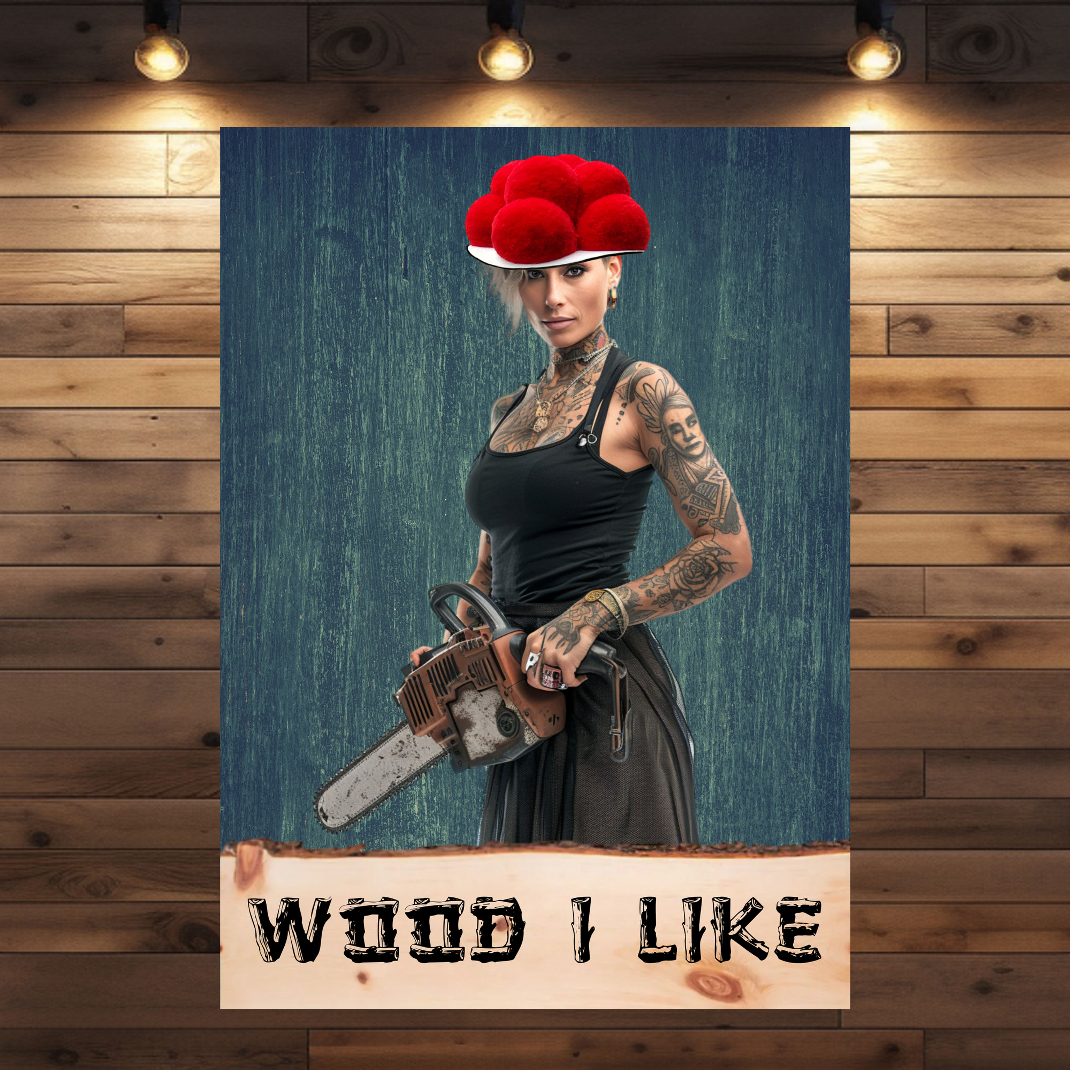 Natürliche Schönheit im Wohnzimmer: Handgefertigtes Kunstwerk "Molly" aus dem Schwarzwald