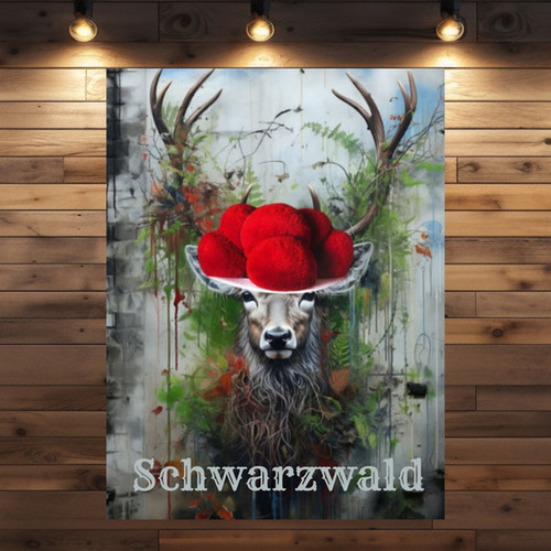 Leinwand Schwarzwald Modern