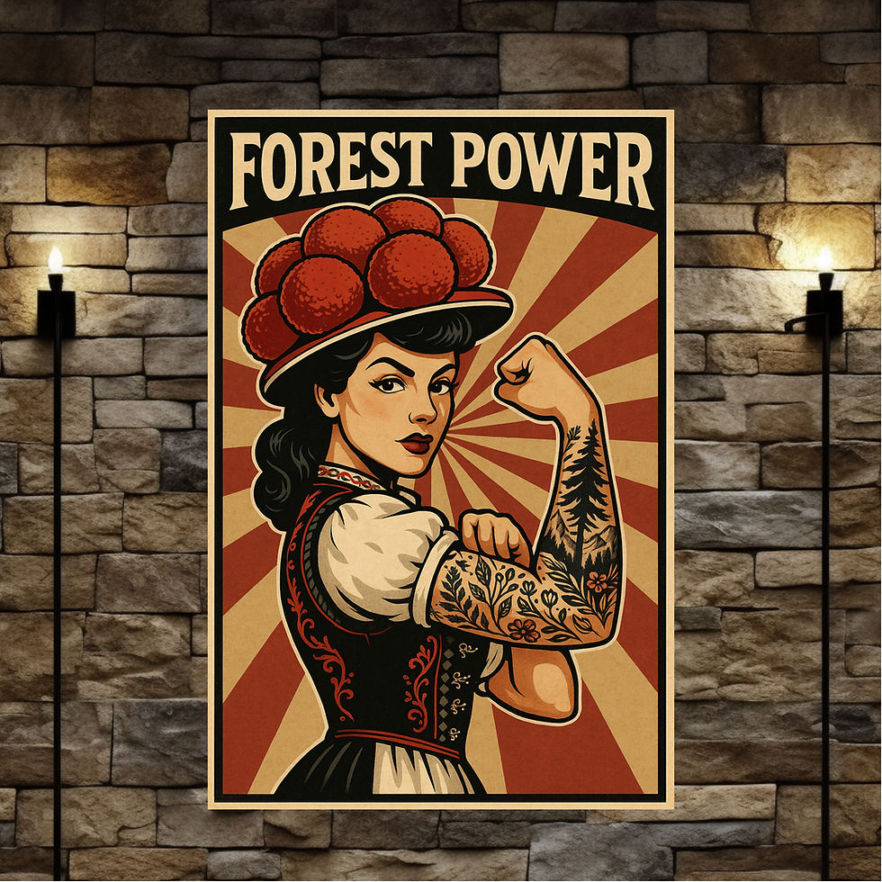 Miniaturbild: Forest Power Design auf Aluminium – Wandbild für starke Persönlichkeiten