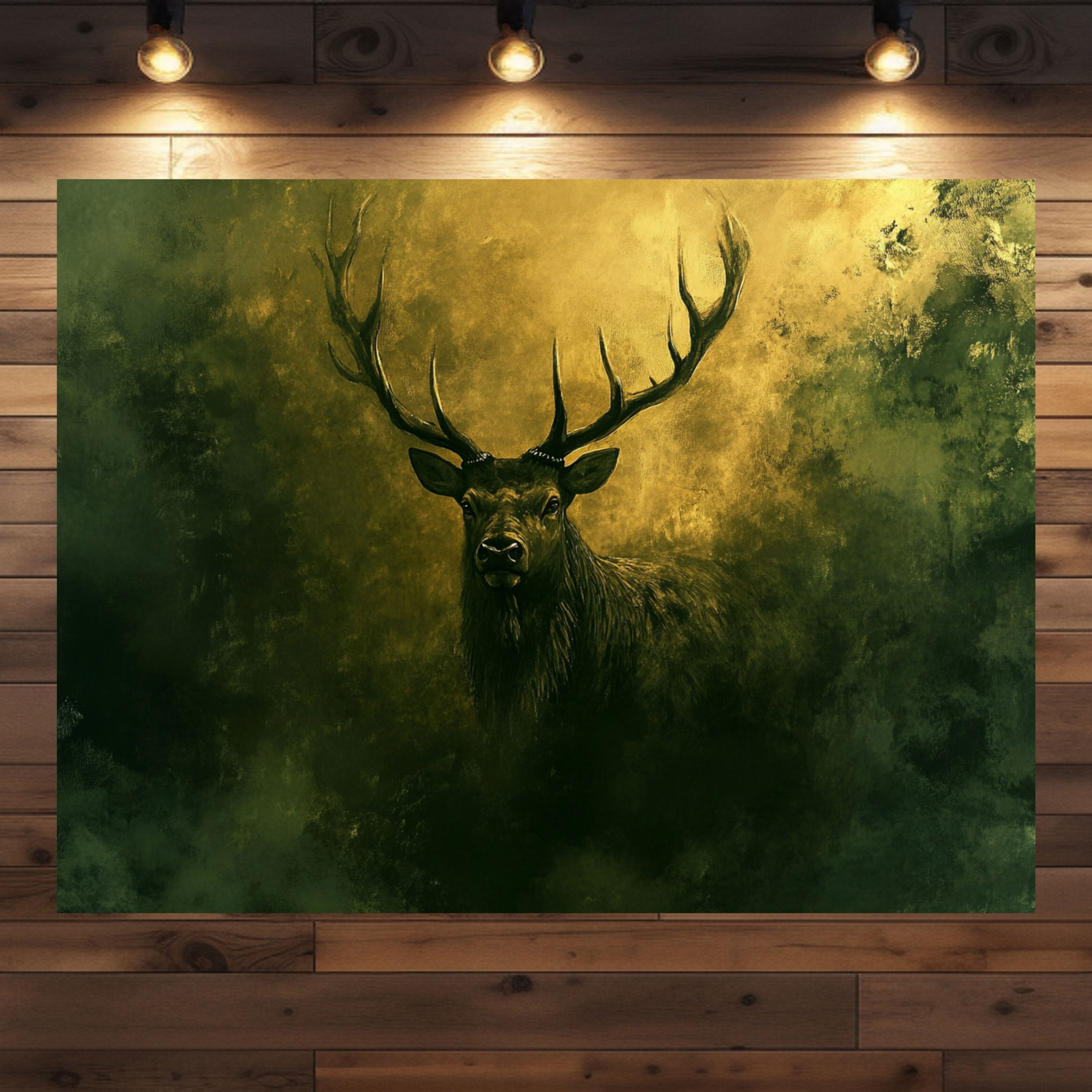 Hirsch Alfons – Majestätischer Hirsch als hochwertiges Poster Made in Germany