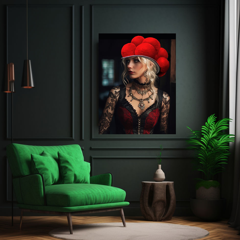 Kunstwerk "Schwarzwald Schönheit Irene" - Ruhe und Eleganz vereint