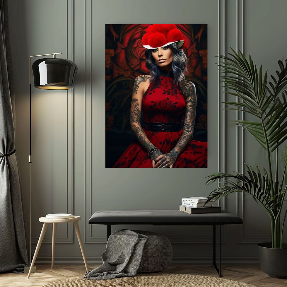 Miniaturbild: Schwarzwald Kunst für Zuhause: Poster oder Leinwand mit Elli in verschiedenen Größen